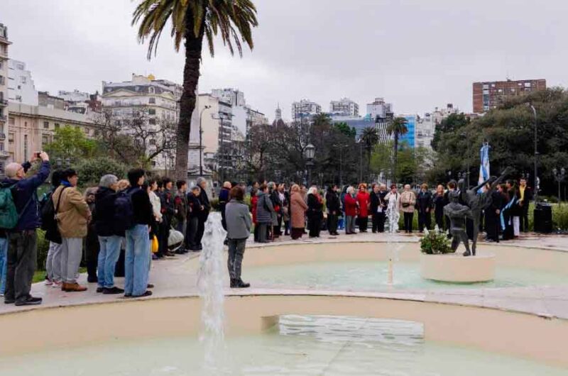 La Ciudad restauró la fuente del monumento al Ballet Nacional La Ciudad restauró la fuente del monumento al Ballet Nacional